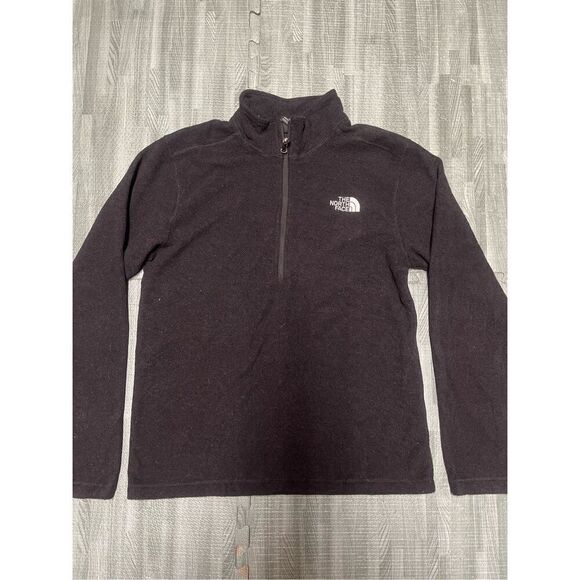 The North Face Jacket Fleece Men's 1/2 Zip Sweatshirt Long Sleeve Black Sz M - Picture 1 of 6